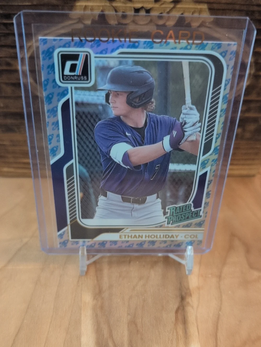 2026 Donruss Ethan Holliday Rated Prospect Rookie Card Rockies